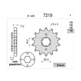 KIT DI TRASMISSIONE ORIGINALE DID - PIGNONE 15 - CORONA 37 - CATENA DID 428 D 104 MAGLIE - HONDA  125 CB X  (1980-1985) -CB 125 S (1983-1985) - CB 125 J (1979-1982)