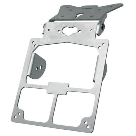 Porta Targa Regolabile  UNIVERSALE colore nero o argento