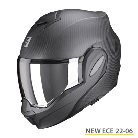 CASCO MODULARE  Scorpion Exo Tech Evo Carbon Nero Opaco