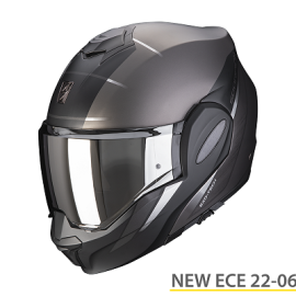 CASCO MODULARE Scorpion Exo Tech Evo Primus Matt Silver Black