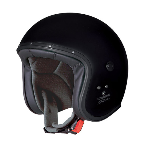 CASCO JET CABERG FREERIDE FIBRA DI VETRO  17 NERO OPACO