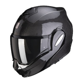 CASCO MODULARE  Scorpion Exo Tech Evo Carbon Nero Lucido