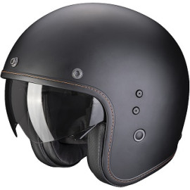 CASCO JET SCORPION BELFAST EVO SOLID BLACK