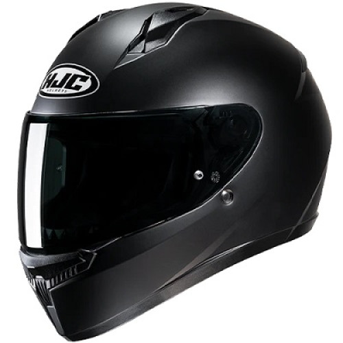 CASCO INTEGRALE HJC C10 SOLID SEMI OPACO NERO