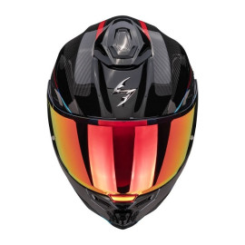 CASCO INTEGRALE IN CARBONIO SCORPION EXO-1500 Carbon Air MUNDI BLACK - RED