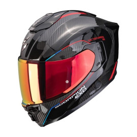 CASCO INTEGRALE IN CARBONIO SCORPION EXO-1500 Carbon Air MUNDI BLACK - RED