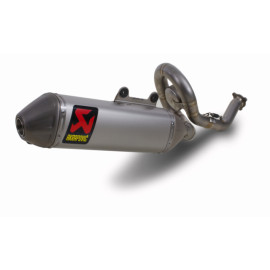 FUORI PRODUZIONE - Scarico Completo Akrapovic RACING con Terminale Esagonale full Titanio fondello in titanio e DB-Killer NON Omologato YAMAHA YZ 450 F 112 decibel (2010/2013)