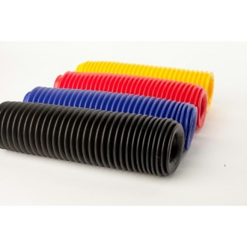 SOFFIETTI PER FORCELLE A 32 DENTI XL - DIAMETRO ø 46mm - ø 63mm - ALTEZZA 373mm - GIALLO