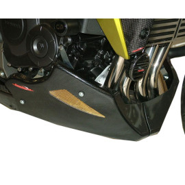 Puntale Motore in ABS POWERBRONZE Colore Nero Griglia Argento per HONDA CB 600 HORNET / ABS (2007/2010) - CBF 600 N / S (2008/2010) - CB 1000 R / ABS (2008/2011)