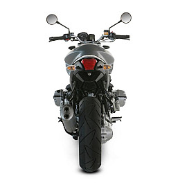Terminale di scarico Akrapovic SPLIT-ON Ovale Titanio Omologato BMW R 1200 R (2005/2010)