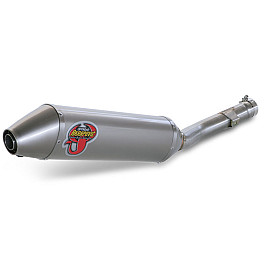 Terminale di scarico Akrapovic SPLIT-ON Ovale full Titanio con DB-Killer NON Omologato HONDA CRF 450 X (2005/2009)