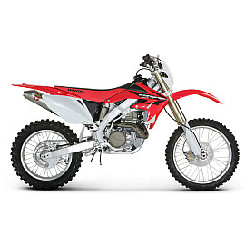 Terminale di scarico Akrapovic SPLIT-ON Ovale full Titanio con DB-Killer NON Omologato HONDA CRF 450 X (2005/2009)