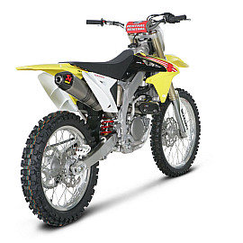 Scarico Completo Akrapovic EVOLUTION con Terminale Esagonale full Titanio e DB-Killer NON Omologato SUZUKI RM-Z 450 (2008/2012>)