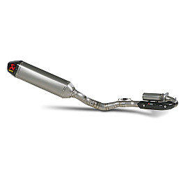 Scarico Completo Akrapovic EVOLUTION con Terminale Esagonale full Titanio e DB-Killer NON Omologato YAMAHA YZ 250 F 115 decibel (2010/2012>)