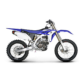 Scarico Completo Akrapovic EVOLUTION con Terminale Esagonale full Titanio e DB-Killer NON Omologato YAMAHA YZ 250 F 115 decibel (2010/2012>)