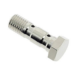 Bullone Forato Doppio in acciaio 10x1.25