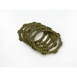 SERIE KIT DISCHI FRIZIONE CONDUTTORI  NEWFREN PER YAMAHA RX 115 5FS3 (1999) / RD 125 DX (1978-1981) / RS 125 (1977-1981) / YBR 125 E (200-2008) XT 125 X (2006-2007) / XT 125 R (2006-2007) / XTZ 125 K/E (2005-2007)