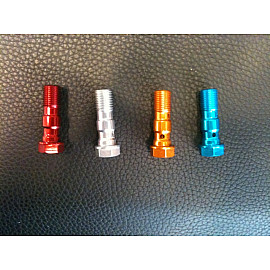 Bullone Doppio per freni in ergal lightech passo M 10 x 1