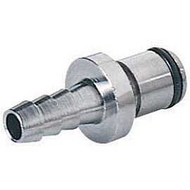 Attacco Innesto Rapido Benzina MASCHIO in OTTONE cromato dritto - 3/8