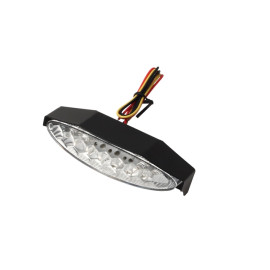 FANALINO TARGA OMOLOGATO LIGHTECH CON COPRI FARO