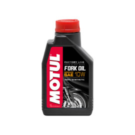 Olio Forcella MOTUL Sintetico 100%  Gradazione Sae W 10 Quantita' 1 litro