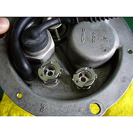 Attacco Innesto Rapido  Benzina FEMMINA in OTTONE cromato 3/8