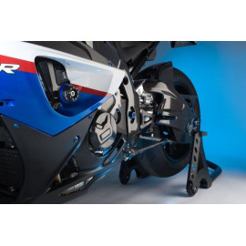 GRUPPO PEDANE REGOLABILI CON POGGIAPIEDE SNODATO BMW S1000 RR / HP4 (09/13) - CAMBIO NORMALE