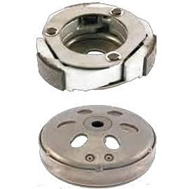 FRIZIONE CENTRIFUGA GIRANTE + CAMPANA NEWFREN per  PIAGGIO BEVERLY 125 (01>) HEXAGON 125 GTX 4T (98/99) LIBERTY 125 (00/02) SKIPPER 125 4T (98) SUPER HEXAGON 125 GTX (<00) X8 125 (04>) X9 125 EVOLUTION (01/02)