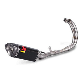 Scarico Completo con collettori in inox silenziatore in carbonio Akrapovic racing (Inox/Carbonio) NON OMOLOGATO per Yamaha YZF-R25, YZF-R3, MT-03