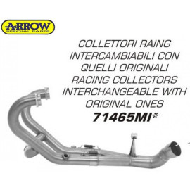 COLLETTORI RACING ARROW INTERCAMBIABILI CON GLI ORIGINALI per BMW R 1200 GS /GS ADVENTURE (2010-2012)