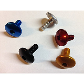 VITE CON TESTA BOMBATA in ERGAL  M5  LUNGHEZZA 15mm