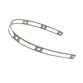 Fascetta di Ricambio in Titanio Forata per scarico Akrapovic misura mm 386x16