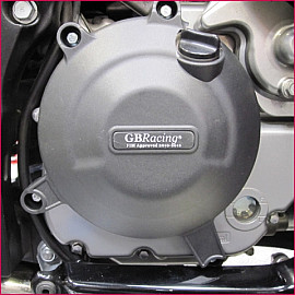 KIT PROTEZIONE CARTER GB RACING ALTERNATORE + FRIZIONE + PICK-UP GB RACING PER TRIUMPH DAYTONA 675 R (2011-2012) /  STREET TRIPLE R (2011-2014)