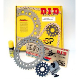 Kit GP Racing DID Passo 520  Pignone 16, Corona 43 Denti, Catena  520 ERV3 G&G 116 MAGLIE per SUZUKI GSX-R 600 (2011-2014)
