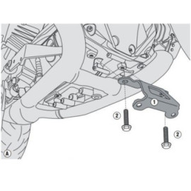 Kit specifico per montare il paracoppa RP1144 GIVI per HONDA CRF 1000 L Africa Twin (2016)