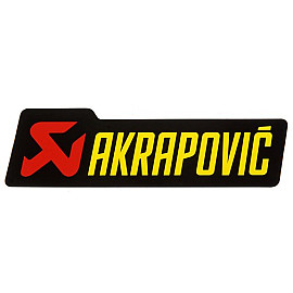 Adesivo Akrapovic resistente al calore 70x21mm