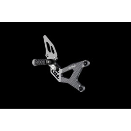 Comandi Pedane Arretrate Regolabili LIGHTECH con Poggiapiede Fisso MV AGUSTA BRUTALE / F4 (2000/2015)
