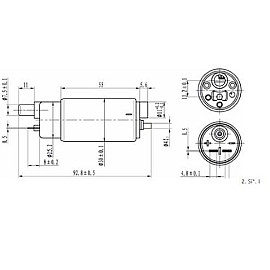 Pompa Benzina per  Yamaha T-MAX 500 (2008-2011), MAJESTY 400 (2004-2011) X-MAX 125 2008>  X-MAX 250 2007> SUZUKI BURGMAN 125/200 SIXTEEN