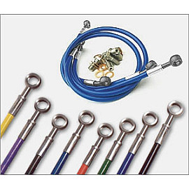 kit tubi freno aeronautici GOODRIDGE KEVLAR raccordi  ERGAL anteriori+posteriori APRILIA RSV (1998- 2000) RSV 1000 R (1998-2000)  RSV 1000 SP (1999-2000)