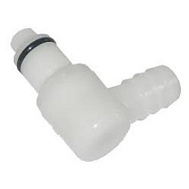 - Attacco Innesto Rapido Benzina Maschio CPC in Plastica angolo 90° GRADI - 3/8