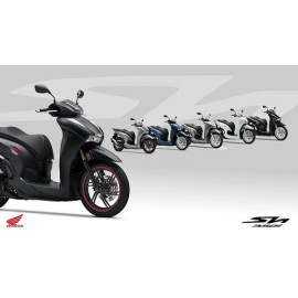 CARENE per HONDA SH125 / 150CC 2020-2024  Nero 13 PEZZI 