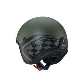 CASCO JET CABERG FREERIDE X DAYTONA MATT MILITARY GREEN /  BLACK / SILVER