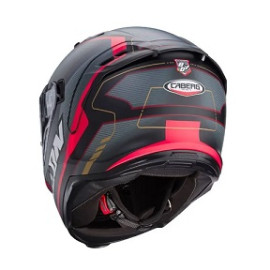 Casco Integrale Caberg Avalon X Optic Nero Opaco Grigio Rosso