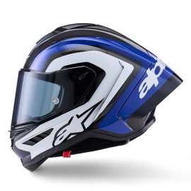 Casco Alpinestars Supertech R10 Arius Bianco Blu
