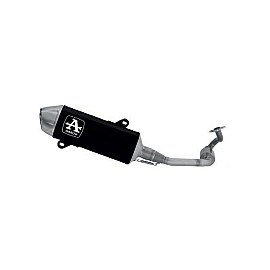 KIT COMPLETO TERMINALE URBAN  RACING ALLUMINIO DARK-INOX ARROW HONDA SH 150 (2024-2026)