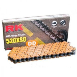 CATENA RK 520XSO 120 MAGLIE CLF COLORE ARANCIO CON RX-RING