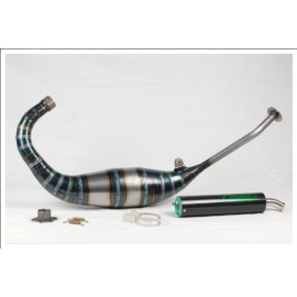 Scarico Completo Jolly Moto per APRILIA 2 TEMPI RS 125 Tuono STD 1995-2012 JOLLYMOTO EXHAUST ALLUMINIO