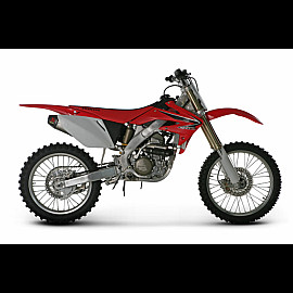 Coppia silenziatore Akrapovic fodero titanio Non Omologato 112 DB per HONDA CROSS CRF 250 R (2014-2015)