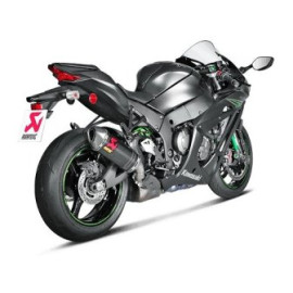 Scarico Completo Evolution Line (Carbon) AKRAPOVIC collettori in Titanio e fodero in carbonio Non Omologato per KAWASAKI ZX-10R (2016>)