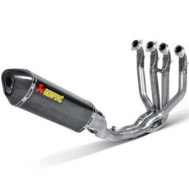 Scarico Completo Evolution Line (Carbon) AKRAPOVIC collettori in Titanio e fodero in carbonio Non Omologato per KAWASAKI ZX-10R (2016>)